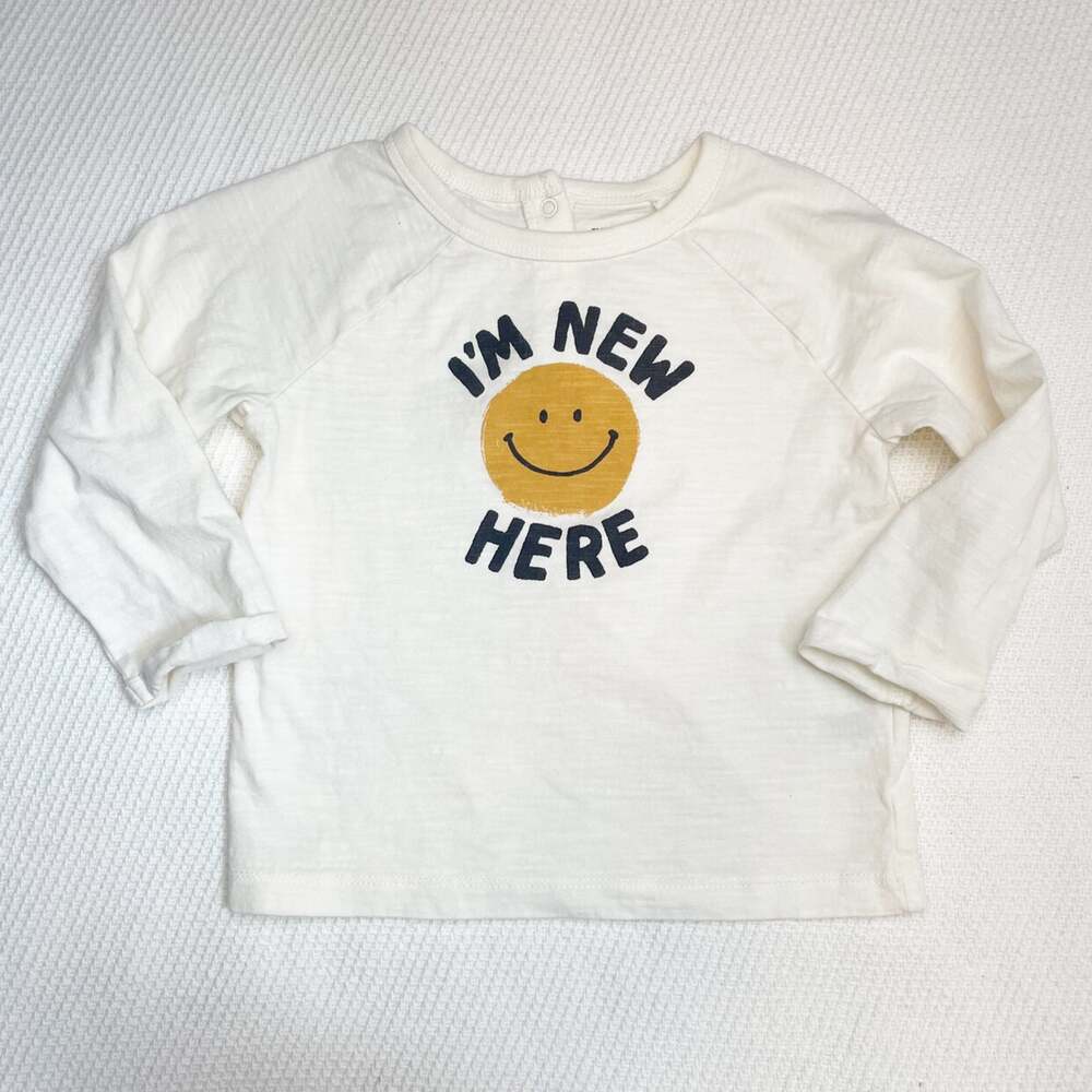 I'm New Here Gymboree Long Sleeved Tee
